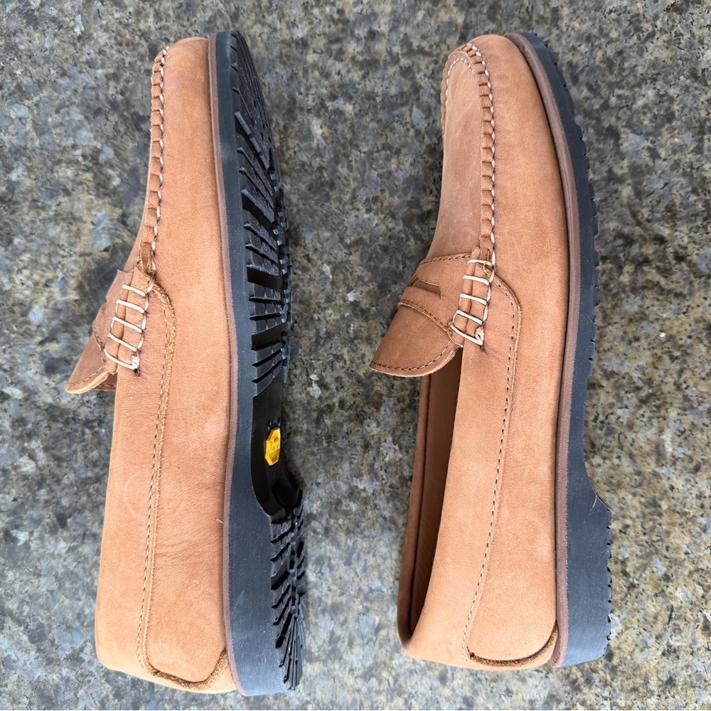 Quoddy Men's Tan Loafers - Picture 7 of 9